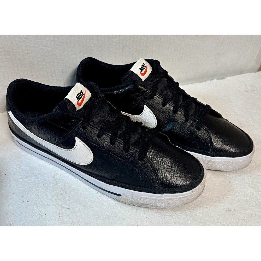 Nike Mens Court Legacy Low Top Black Lace Gum Nike Minimalist Causal CU4150-002